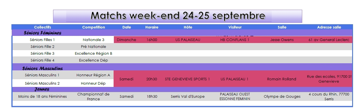 Programme 25 09